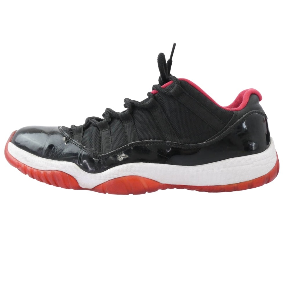 NIKE ナイキ スニーカー 528895-012 AIR JORDAN 11 RETRO LOW BRED エア ジョーダン レトロ ロー ブレッド スニーカー ブラック系 レッド系 29cm【中古】