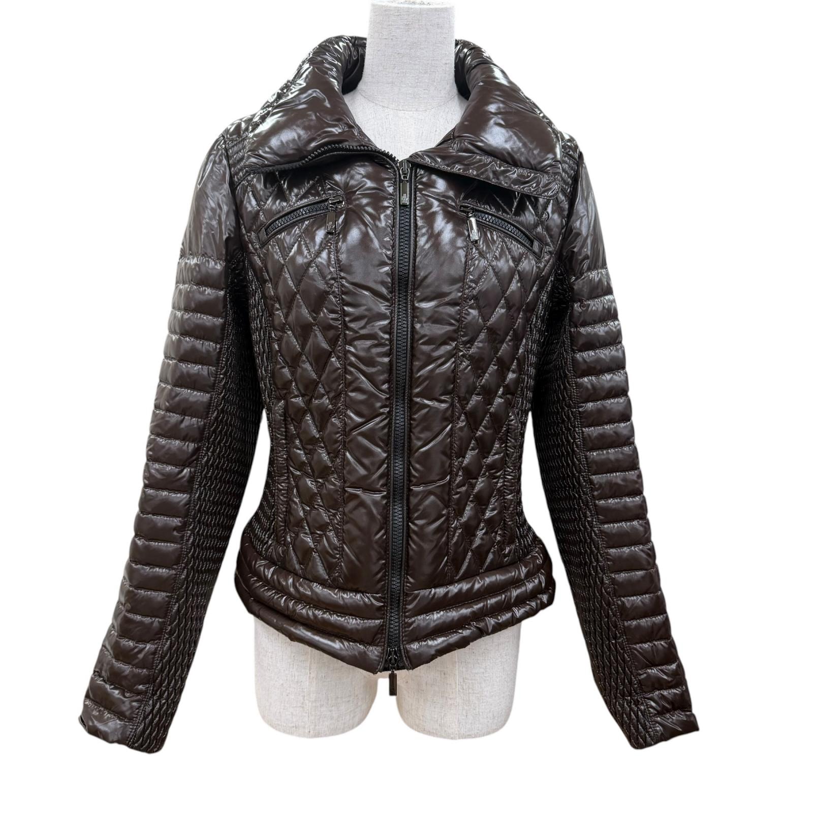 美品 モンクレール ダウンジャケット MEDOC ブラウン レディース 2