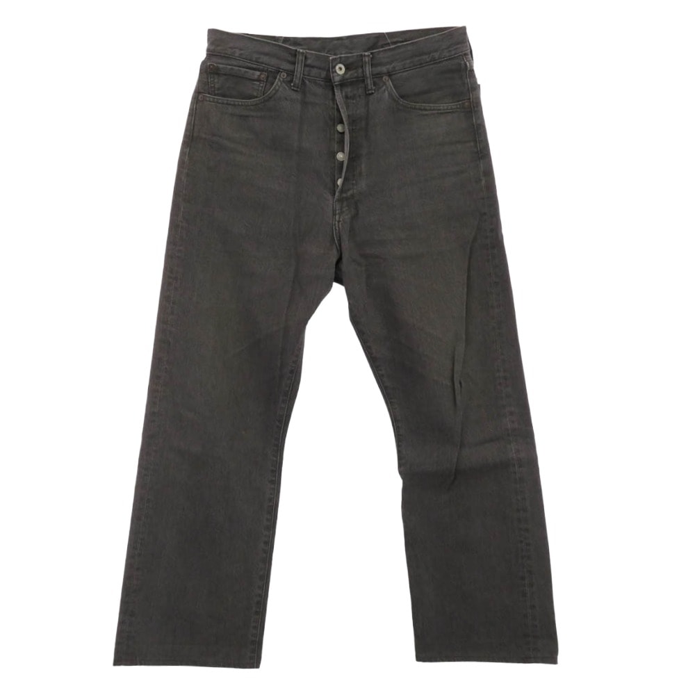 TENDERLOIN テンダーロイン デニムパンツ T-RIDERS セルビッチ シンチバック ボタンフライ ブラック デニム パンツ ブラック系 32【中古】
