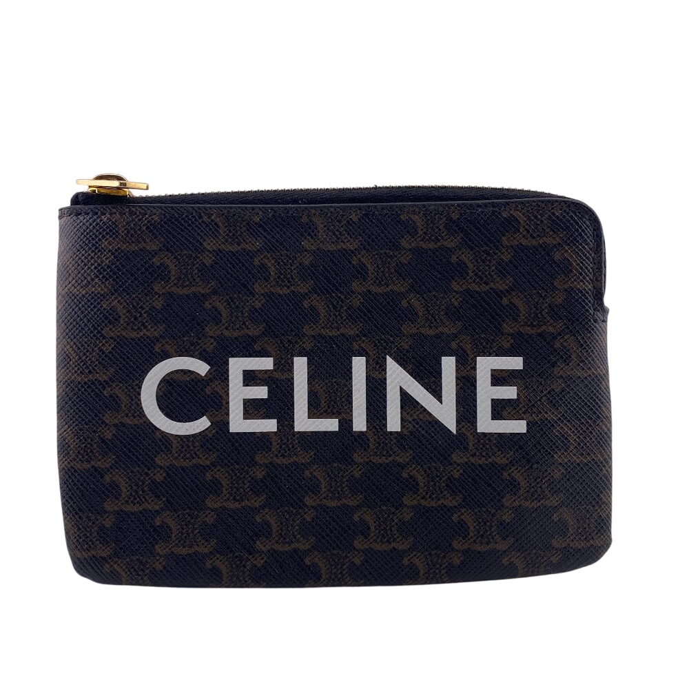 セリーヌ CELINE コインケース トリオンフ コインパース カード ブラウン