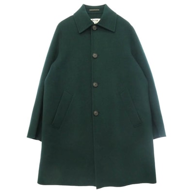 ACNE STUDIOS アクネストゥディオズ FN-MN-OUTW000265 ウール ステンカラー コート グリーン系 46【中古】