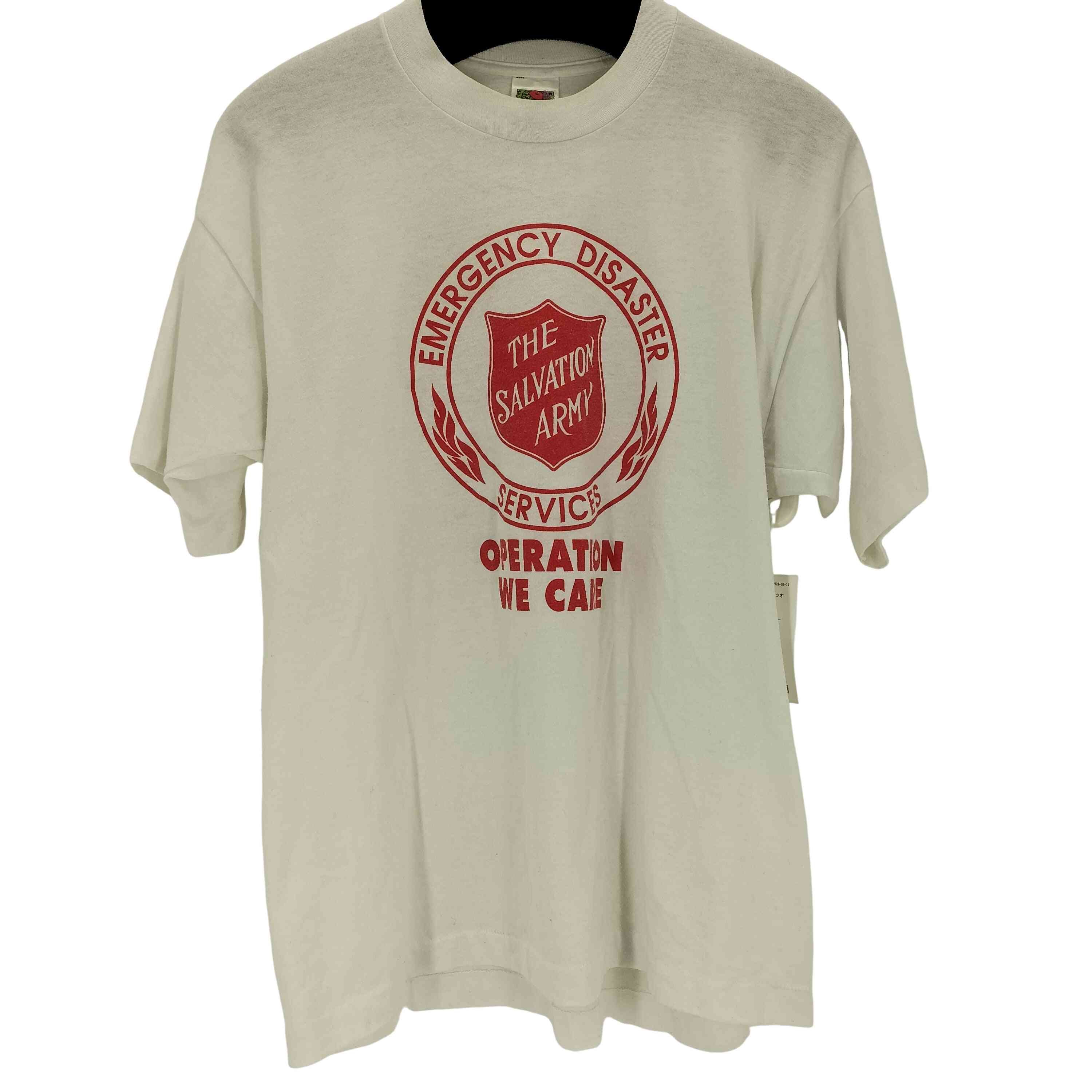 シングルステッチ 両面プリントクルーネックTシャツ【1142019689100】