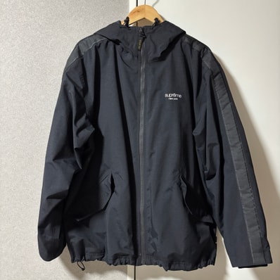 Supreme GORE-TEX Stripe Hooded Jacket "Black"