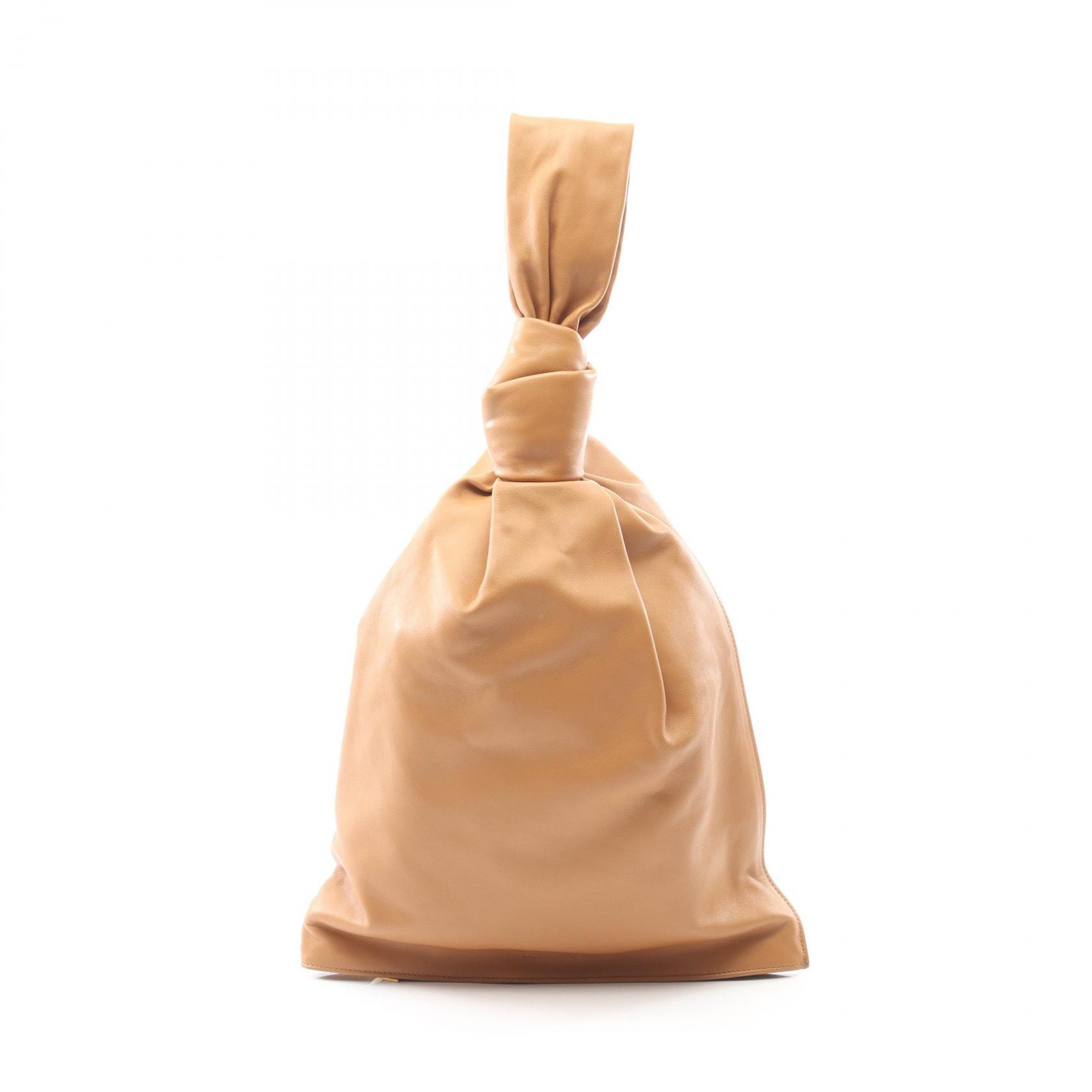 ボッテガヴェネタ BOTTEGA VENETA BVツイスト ハンドバッグ バッグ レザー レディース ブラウン系 【中古】