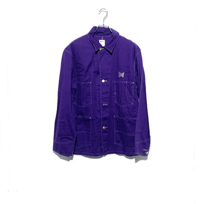 Needles SMITH’S COVERALL COTTON TWILL purple 22SS