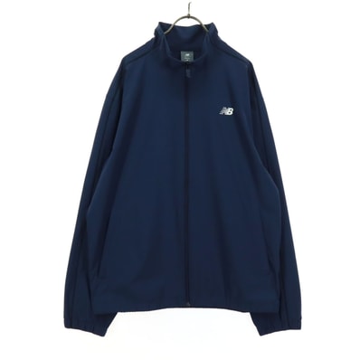 美品 NEW BALANCE ニューバランス 長袖 ジップジャケット M ブルー