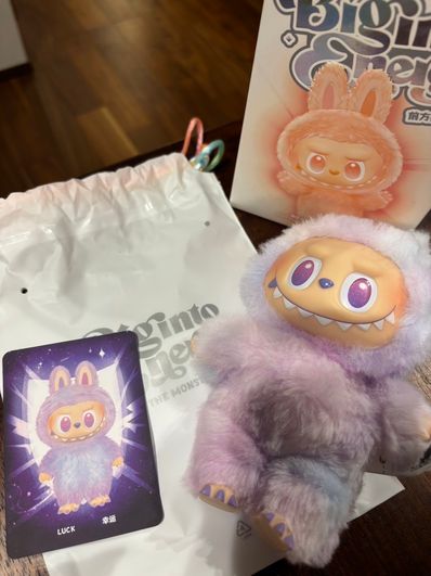 POP MART THE MONSTERS (LABUBU) Big into Energy Series Plush Pendant LUCK