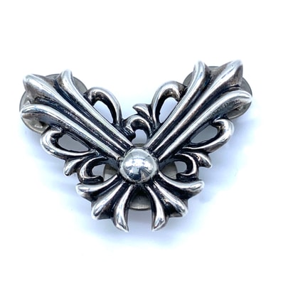 クロムハーツ スティックピン ラージフローラルクロスコーナー シルバー