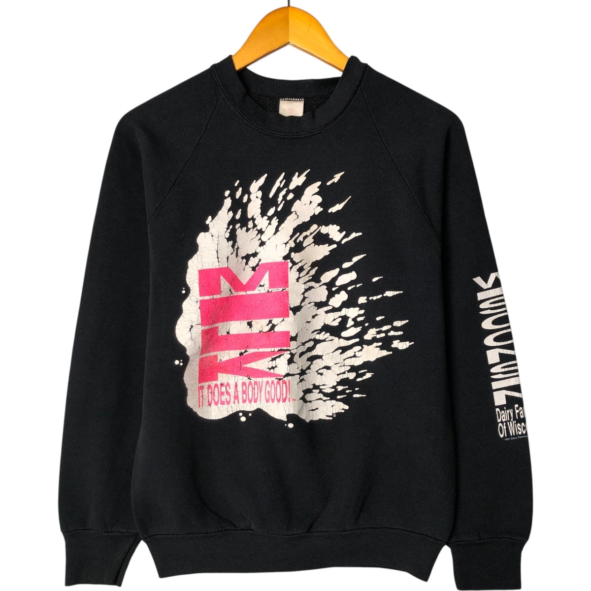 古着 90年代 フルーツオブザルーム FRUIT OF THE LOOM プリントスウェットシャツ トレーナー メンズS相当 ヴィンテージ/eaa579201