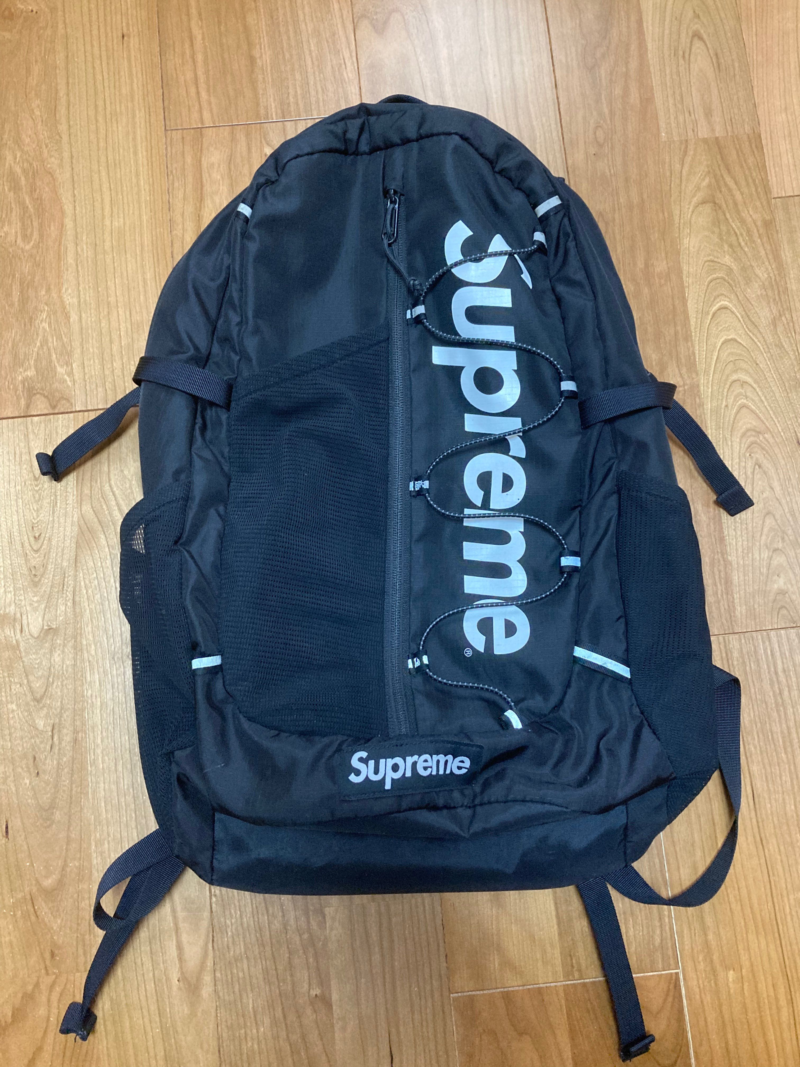 Supreme 2017SS Backpack "Black"