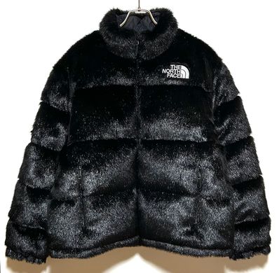 Supreme x The North Face Faux Fur Nuptse Jacket "Black"