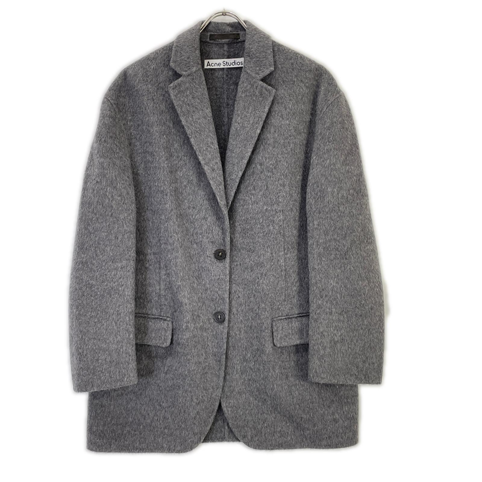 アクネ ストゥディオズ FN-WN-OUTW000414 21SS グレー Wool chester coat ウールチェスターコート 34