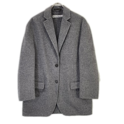 アクネ ストゥディオズ FN-WN-OUTW000414 21SS グレー Wool chester coat ウールチェスターコート 34
