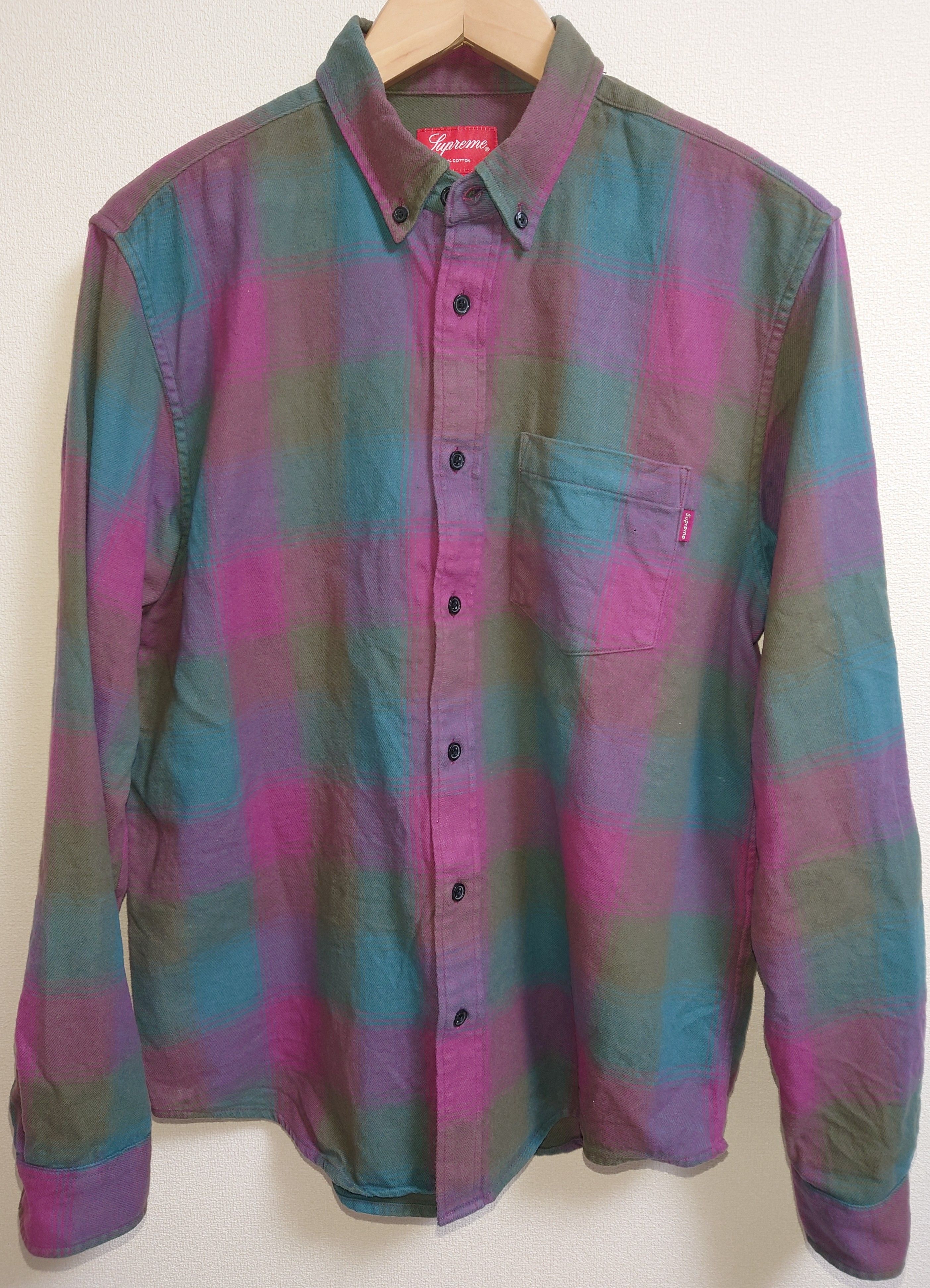 Supreme / Shadow Plaid Flannel Shirt