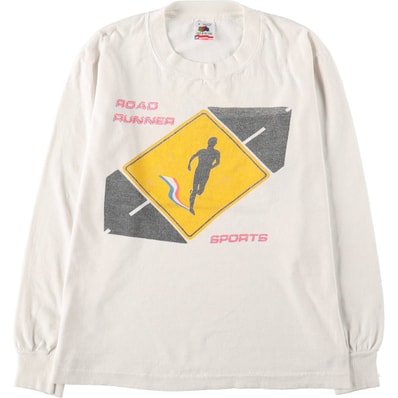 古着 90年代 フルーツオブザルーム FRUIT OF THE LOOM ロングTシャツ ロンT USA製 レディースS相当 ヴィンテージ/eaa665646