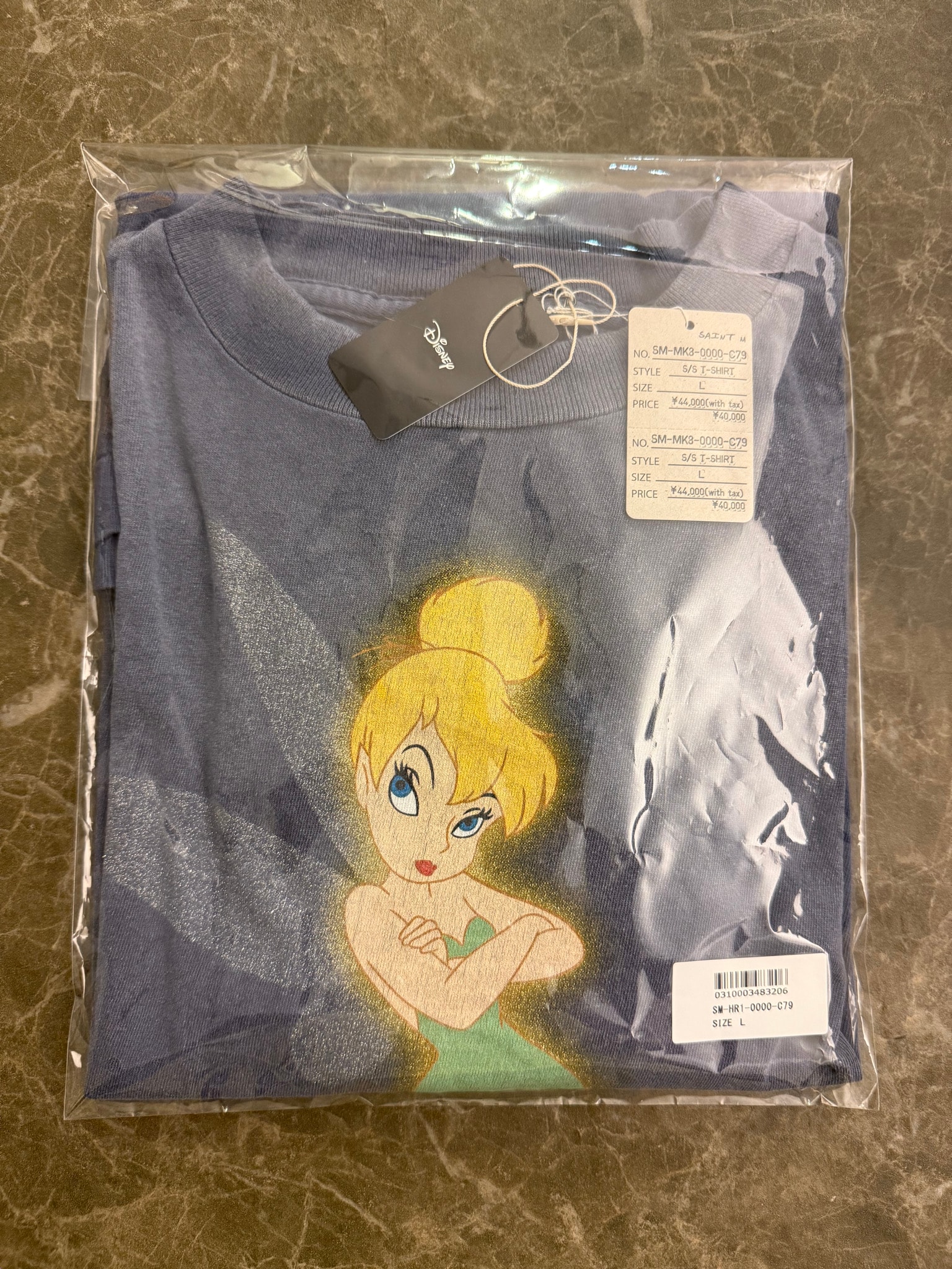 SAINT Mxxxxxx x Disney DSN SS T-Shirt Tinker Bell "Navy"