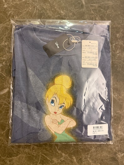 SAINT Mxxxxxx x Disney DSN SS T-Shirt Tinker Bell "Navy"