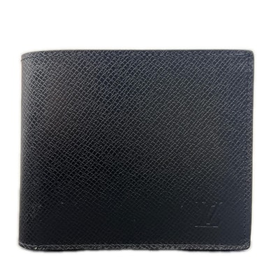 LOUIS VUITTON 展示品級 美品 ルイヴィトン ポルトフォイユ マルコNM タイガ 二つ折り財布 M30865 レザー RFID確認済 コンパクトウォレット LV SAランク 中古 鑑定済 ヴィトン財布【定価114,400円】