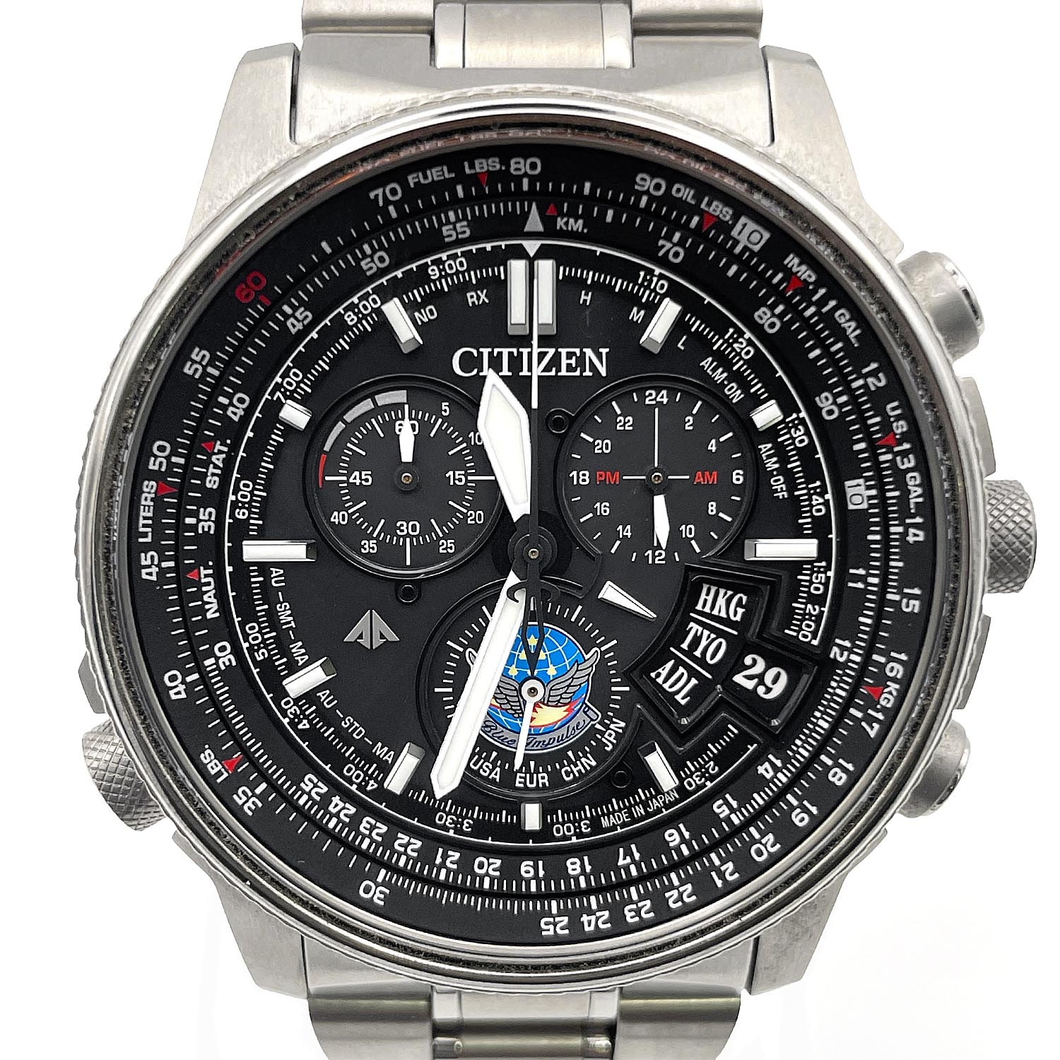 CITIZEN シチズン プロマスター ブルーインパルス 腕時計
 H610-T019382 チタン メンズ
 【中古】