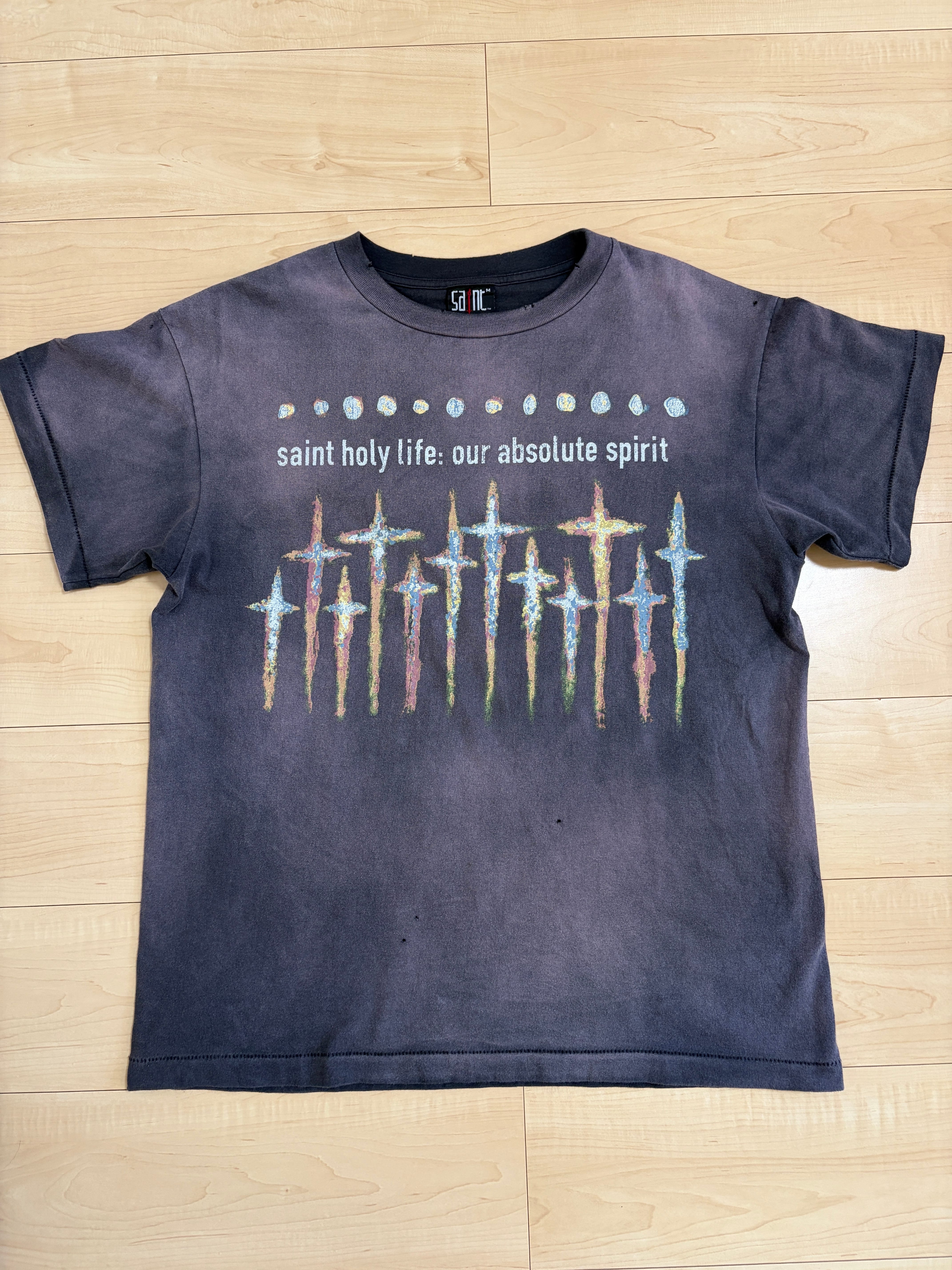 SAINT Mxxxxxx x FORSOMEONE FS_SS T-Shirt/God "Black"