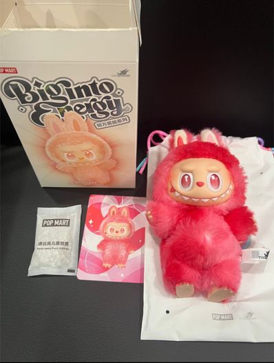 POP MART THE MONSTERS (LABUBU) Big into Energy Series Plush Pendant LOVE