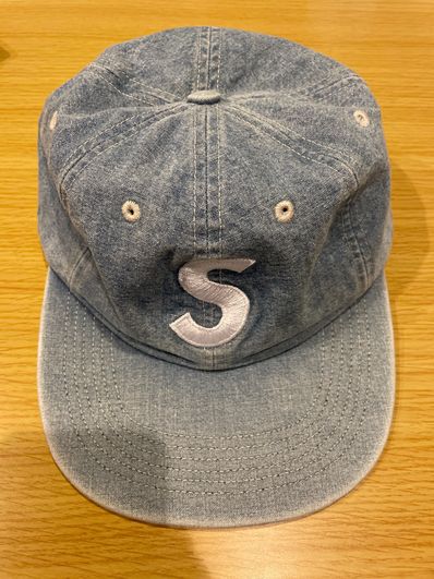 Supreme Washed Chambray S Logo 6-Panel "Blue"