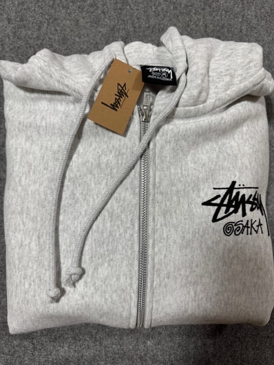 stussy 大阪限定2026ジップアップパーカー
