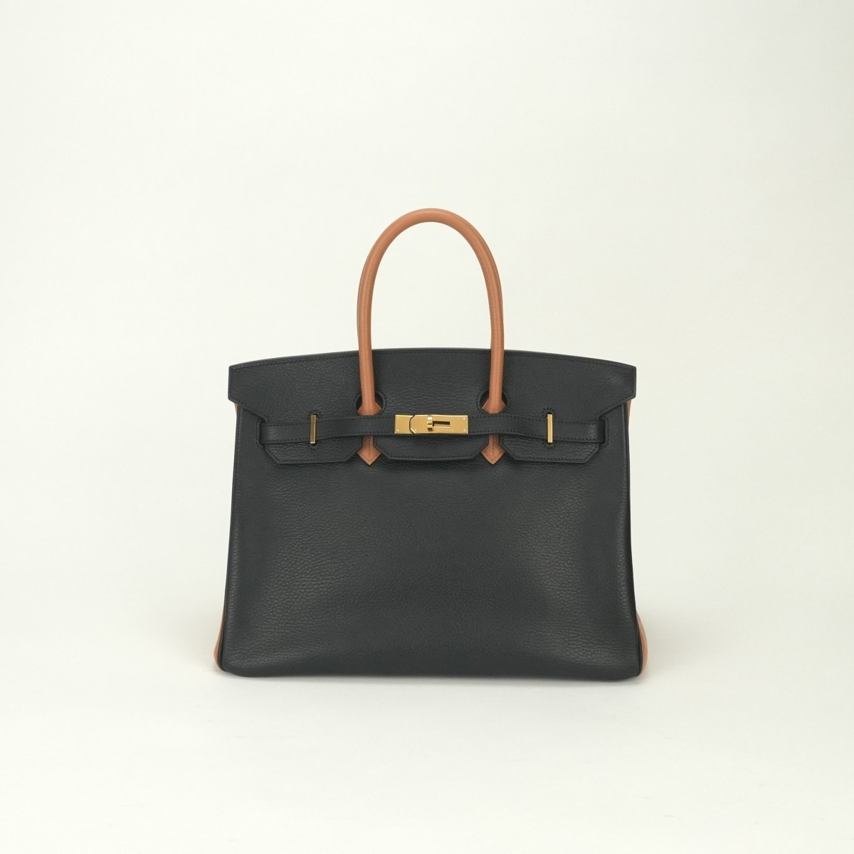 エルメス HERMES バーキン35 バーキン 35 バッグ トートバッグ ヴァッシュリエジェ ノワール Noir ナチュラル Natural ブラック Blackブラウン Brown 黒 茶 ゴールド金具 ハンドバッグ