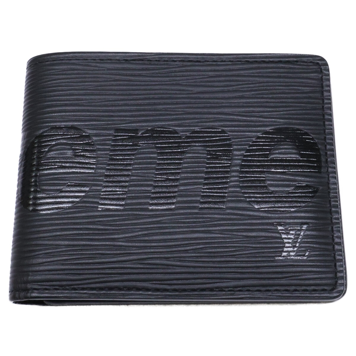 ルイヴィトン 新品同様 M67718 x シュプリーム エピ ポルトフォイユ・スレンダー