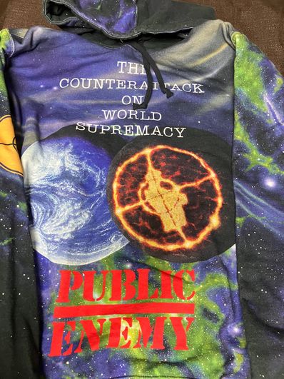 Supreme Undercover Public Enemy Hooded Sweatshirt "Black"