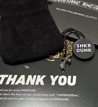 Chrome Hearts CH Cross Baby Fat Charm "Silver"