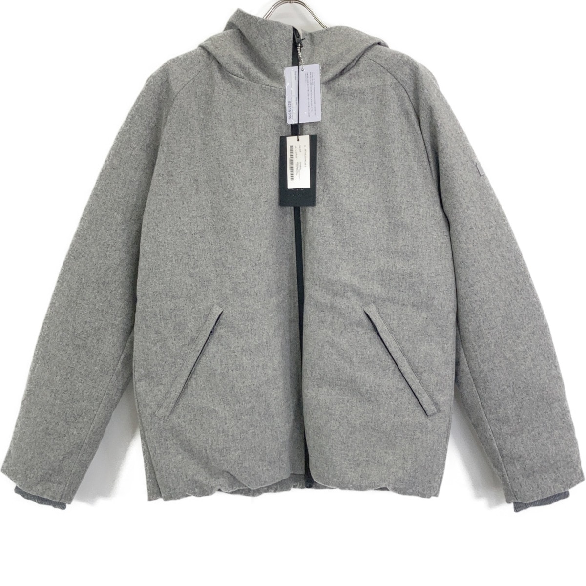 タトラス MTKE23A4236-D 23AW ライトグレー ZANOOL ザノール フーデッドダウンジャケット 04