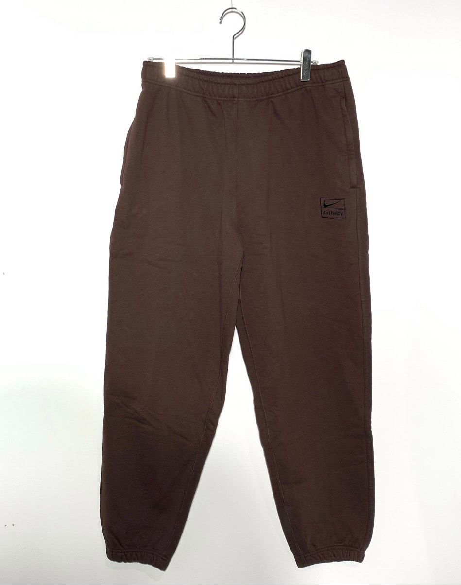 Stussy x Nike Stone Washed Fleece Pant "Dark Cinder" (US Size) FN5235-261
