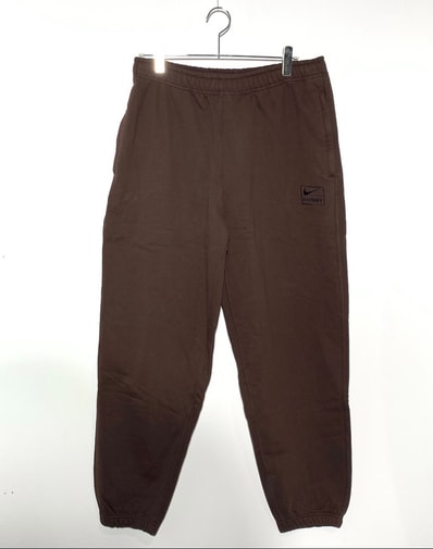 Stussy x Nike Stone Washed Fleece Pant "Dark Cinder" (US Size) FN5235-261