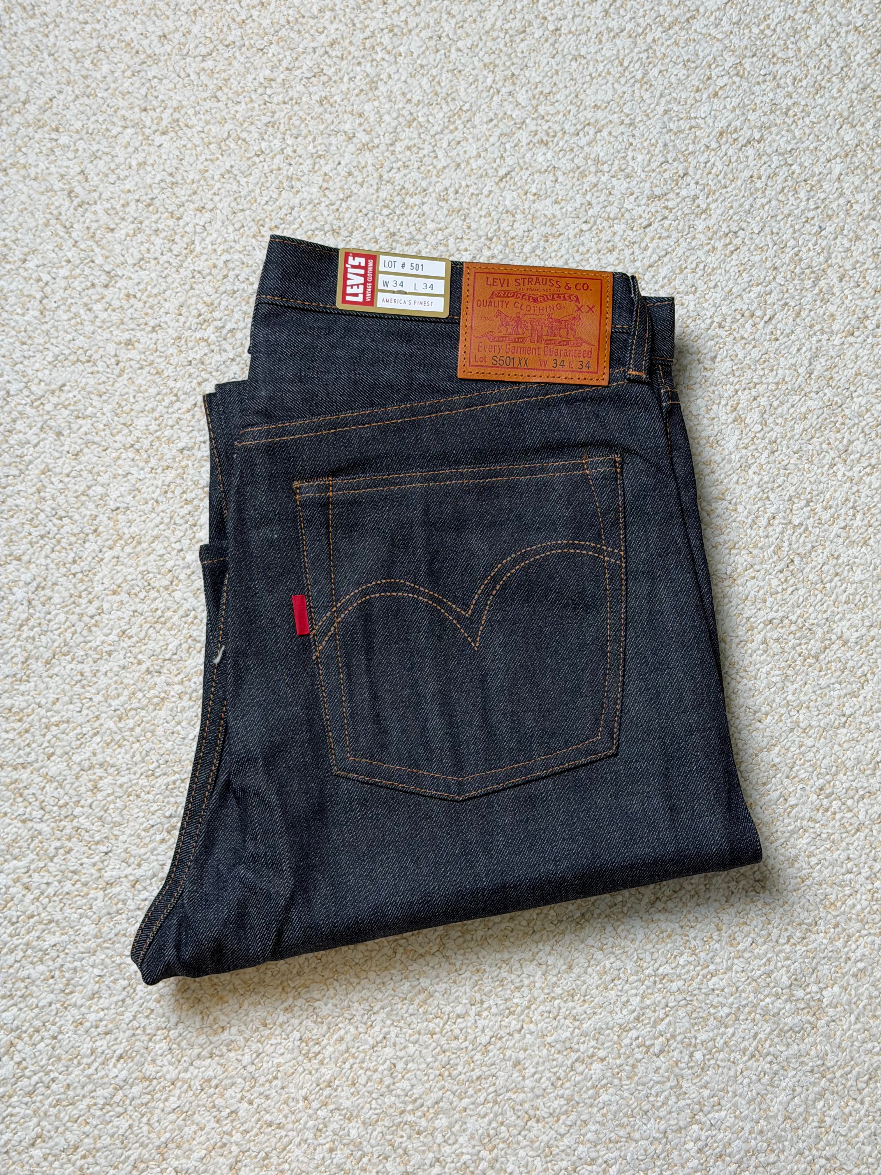 Levi's Vintage Clothing 1944 501 Jeans "Indigo" (大戦モデル)