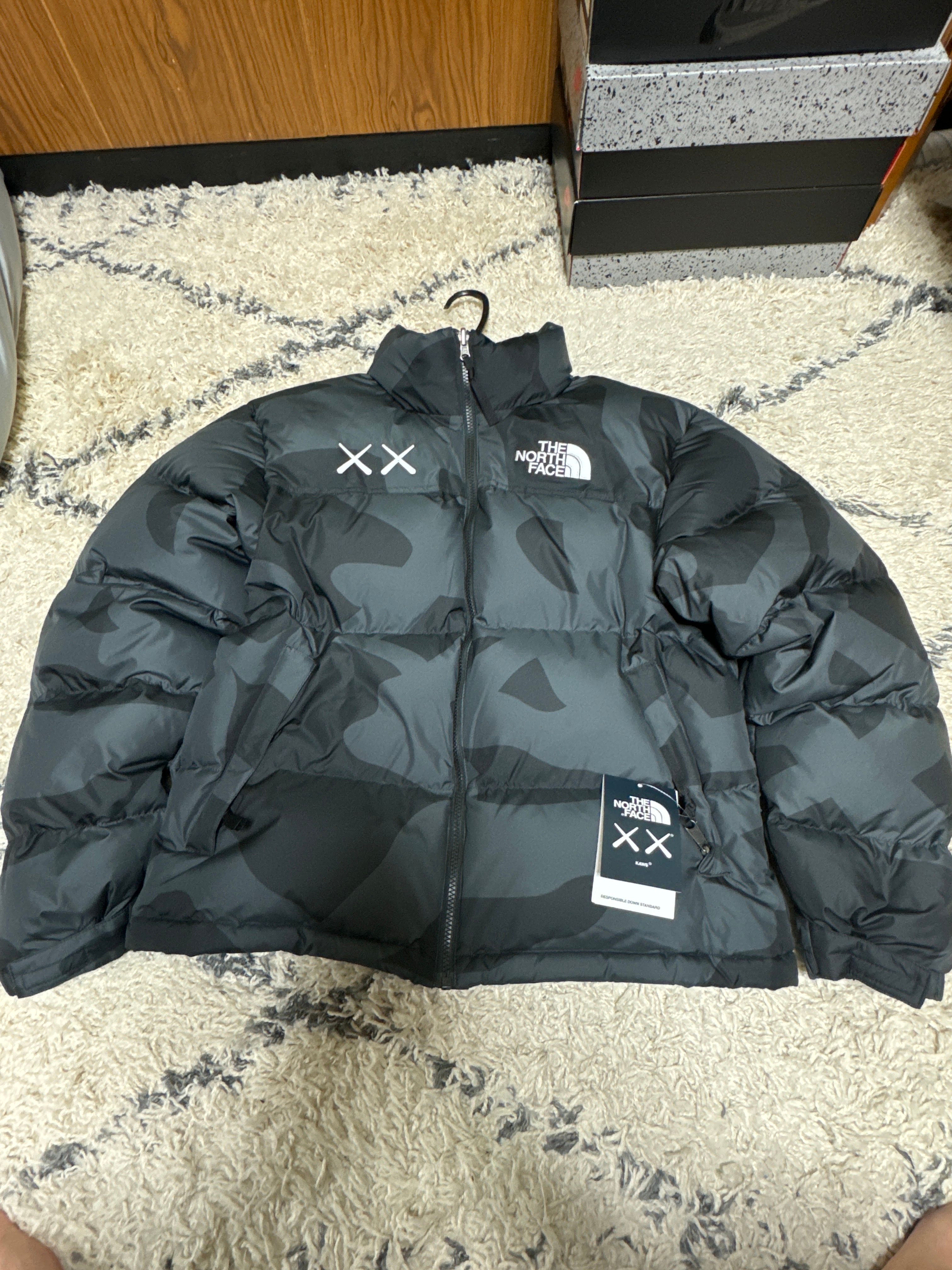 The North Face Kaws Retro 1996 Nuptse Jacket "Black"