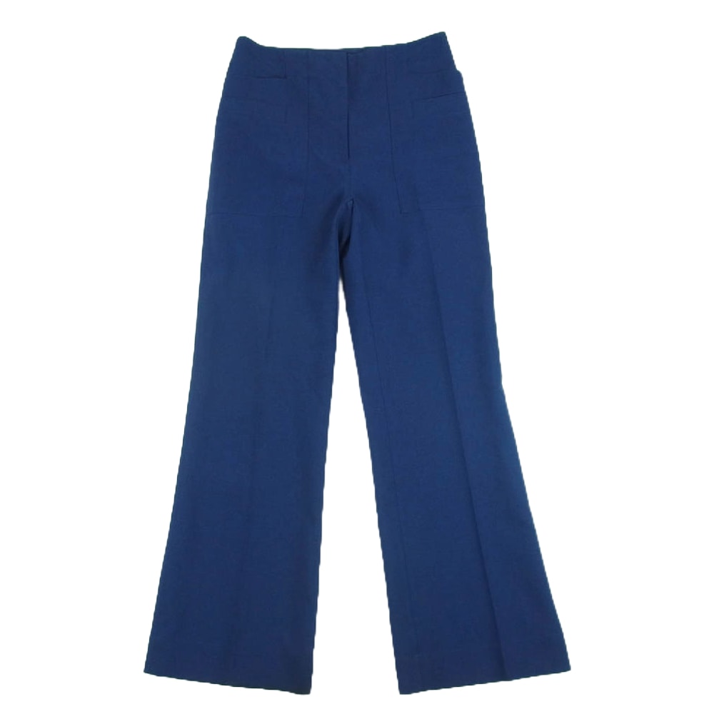 ACNE STUDIOS アクネストゥディオズ パンツ 19SS FN-WN-TROU000085 テーラード フレア トラウザーズ パンツ ネイビー系 36【中古】