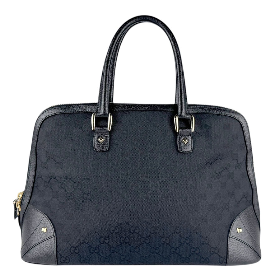 やや傷や汚れあり】グッチ GUCCI ハンドバッグ GGキャンバス/レザー