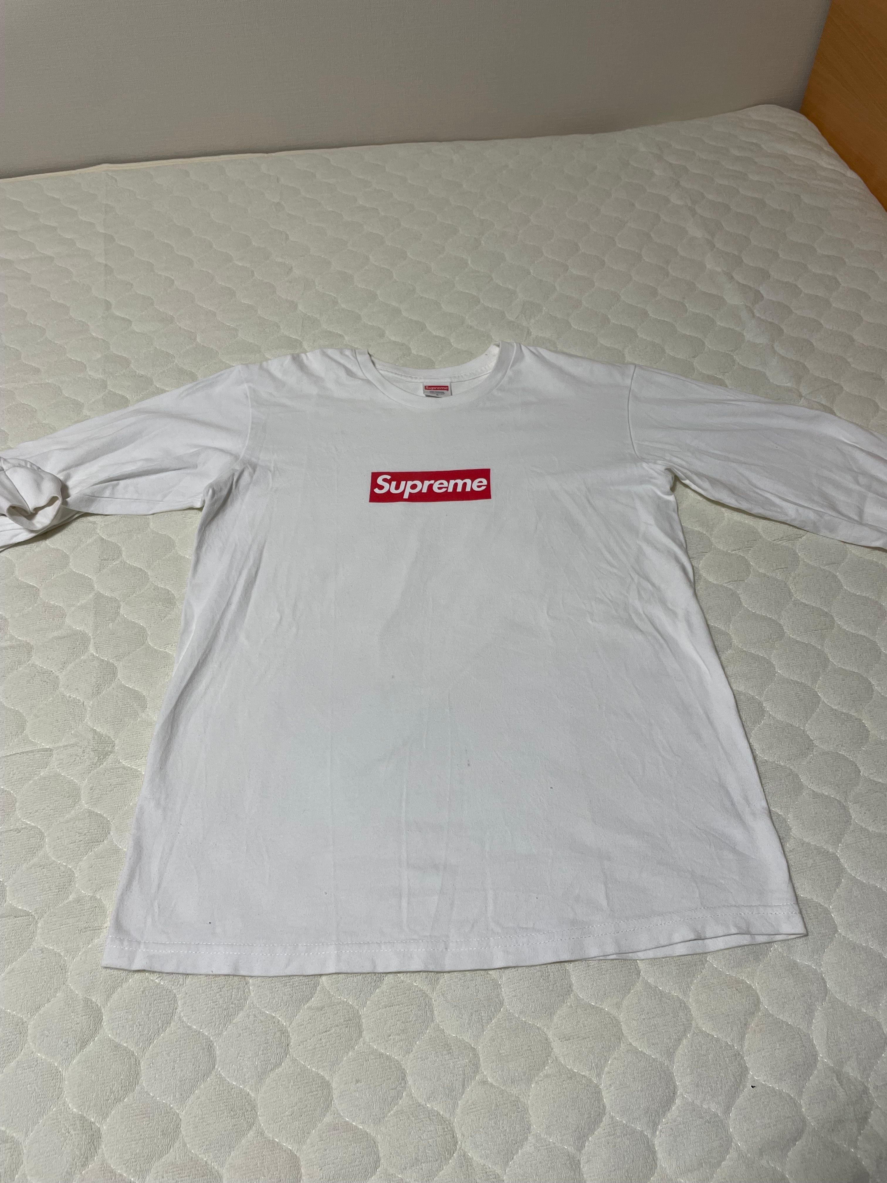 Supreme Box Logo L/S Tee "White"