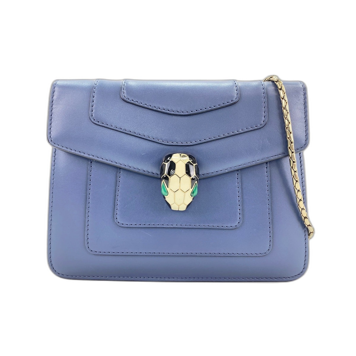 ブルガリ BVLGARI レザー セルペンティ フォーエバー ショルダーバッグ【中古】