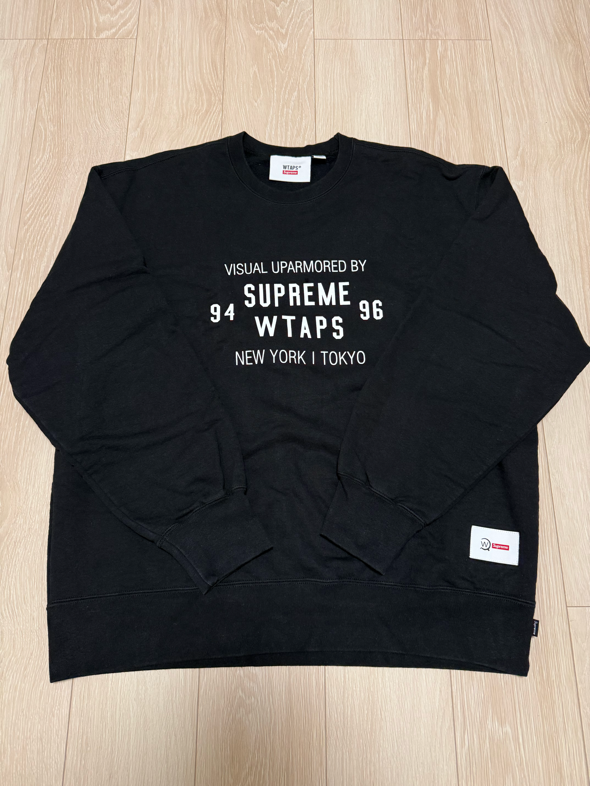 Supreme x WTAPS Crewneck "Black" 21274SPD-CSM03S