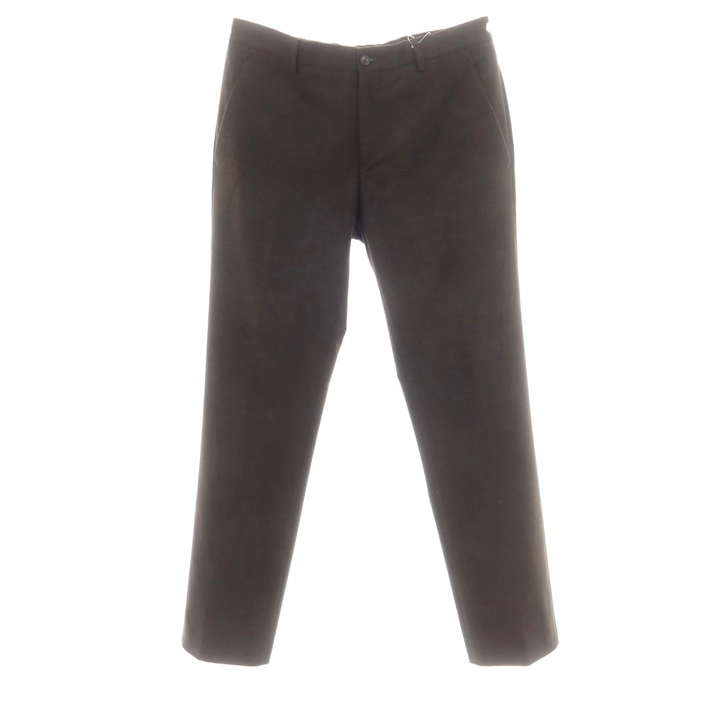 【中古】ジョルジオアルマーニ GIORGIO ARMANI ストレッチ ポリエステルレーヨン ドレススラックスパンツ ブラウン【サイズ48】【メンズ】
