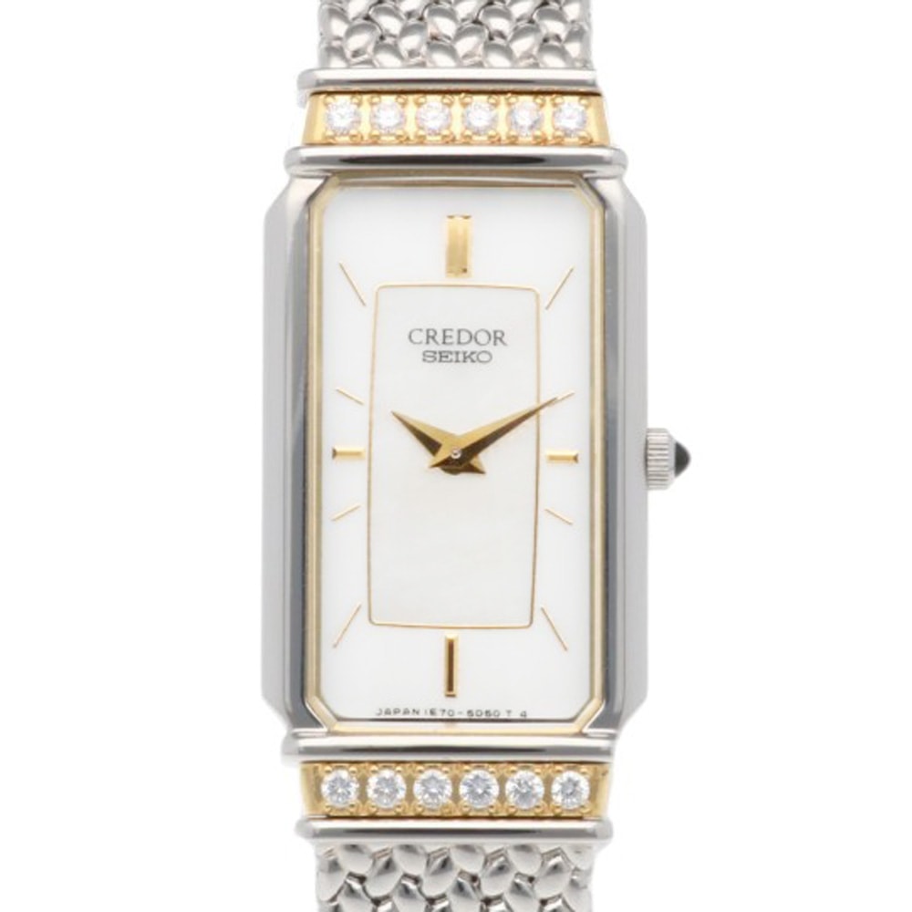 クレドール セイコー 腕時計 時計 ステンレススチール GSTE964 クオーツ レディース 1年保証 CREDOR SEIKO  中古