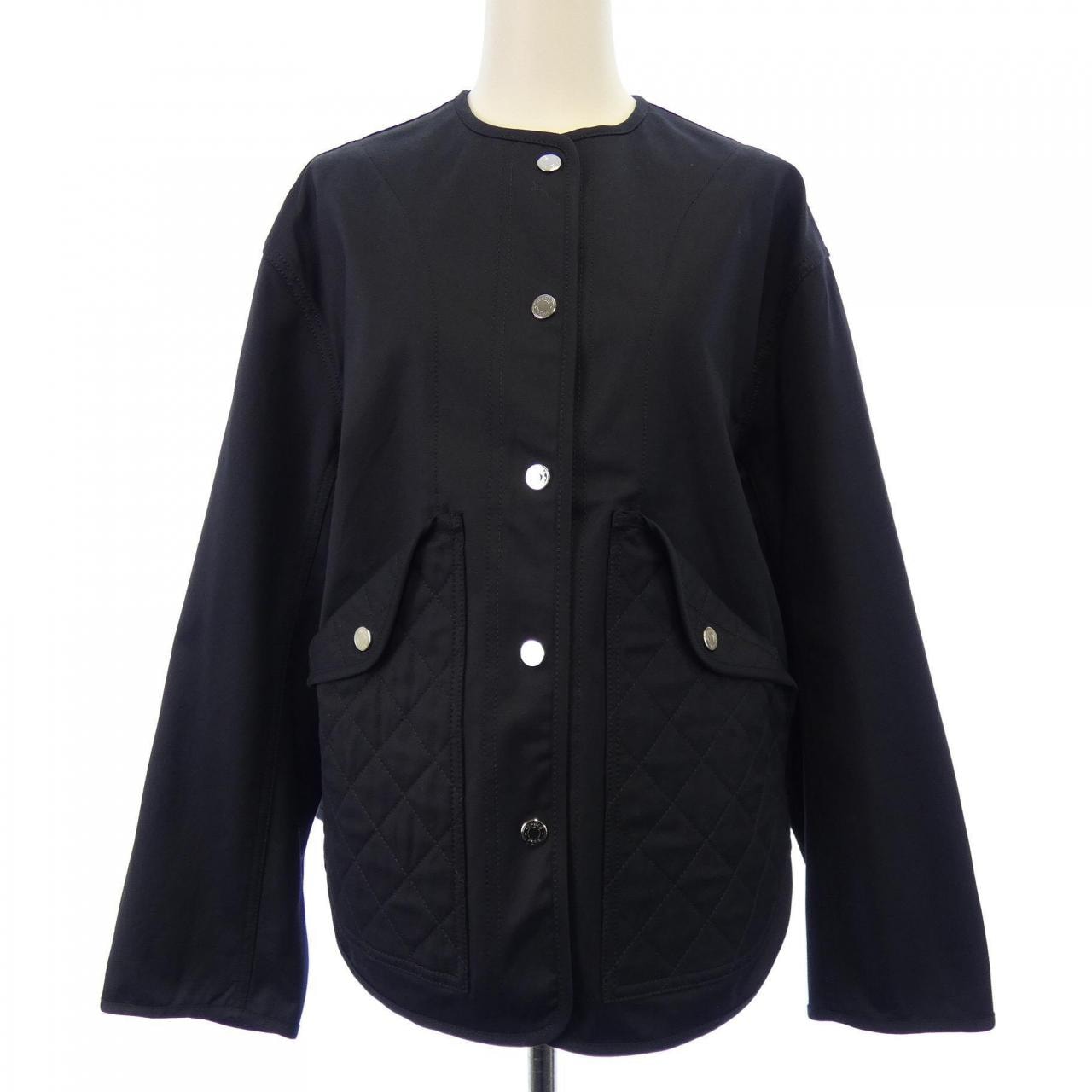 エルメス HERMES JACKET WITH EQUESTRIAN DETAILS 5E0163DQ ノーカラージャケット