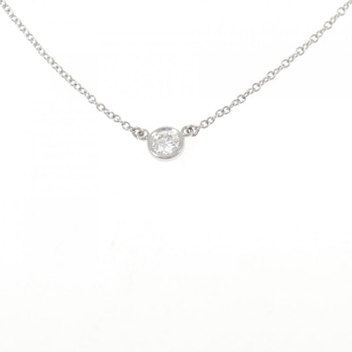 ティファニー バイザヤード ネックレス 0.18CT G VVS2 3EXT