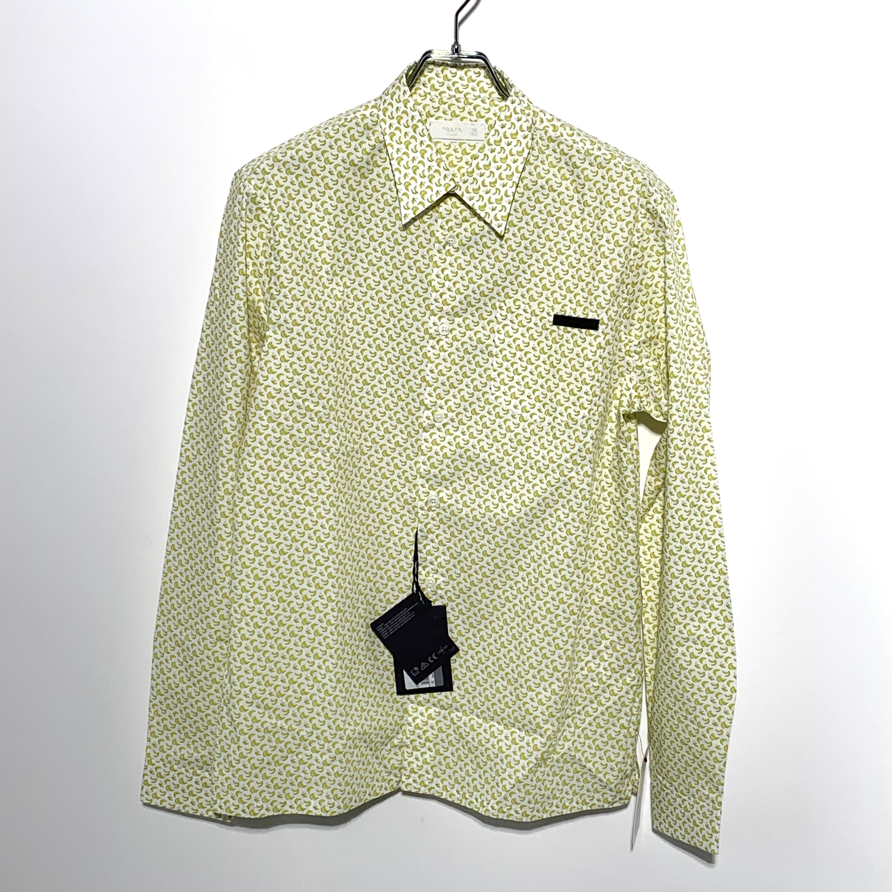 PRADA Fruit Poplin Shirt "Yello"