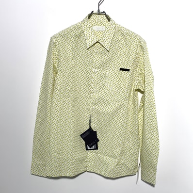 PRADA Fruit Poplin Shirt "Yello"