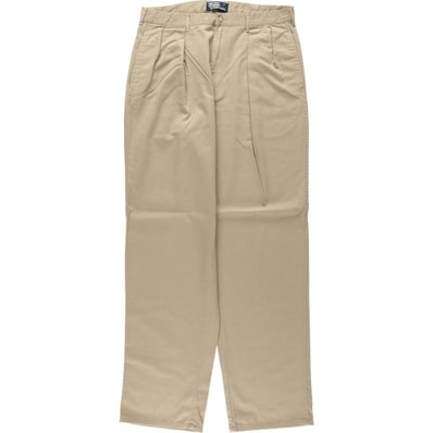 古着 ラルフローレン Ralph Lauren POLO by Ralph Lauren ツータック チノパンツ メンズw33相当/eaa634947