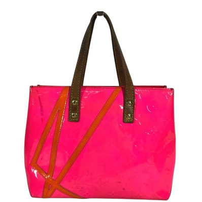 ルイヴィトン LOUIS VUITTON リードPM M91903 モノグラムヴェルニ フルオ カバン ハンドバッグ ハンドバッグ モノグラムヴェルニ ピンク