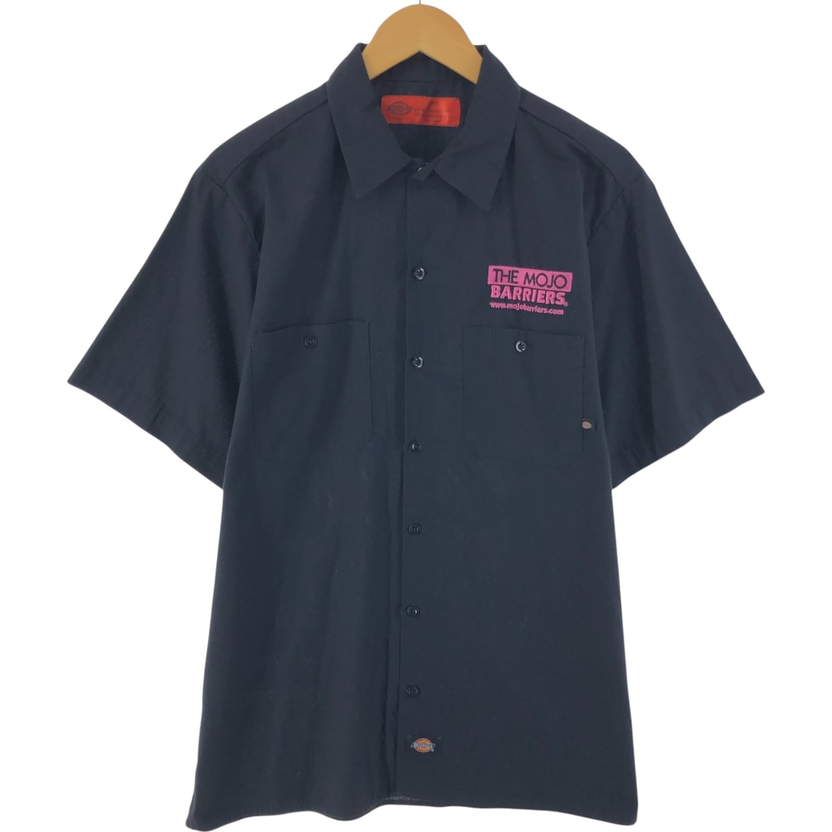 古着 ディッキーズ Dickies 半袖 ワークシャツ メンズL相当/eaa533190